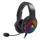 Hedsetgamer Pc 7.1 Usb E Microfone Fortrek Cruiser Rgb Preto