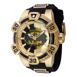 Reloj Invicta 41070 Negro Hombres Color De La Correa Oro