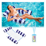 Hysagtek Hamaca Flotante De Agua 4 En 1 Para Piscina, Silla 