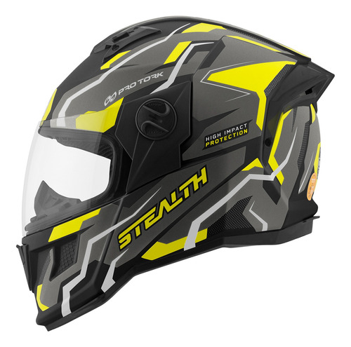 Capacete Fechado Pro Tork Stealth Hawk Lançamento Cores