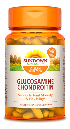 Sundown Glucosamine Chondroitin Suplemento Calcio D3 120c
