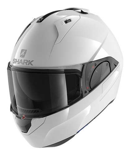 Capacete Shark Evo Es Blank Monocolor Preto Blk Oferta 20% 