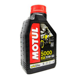 Aceite Para Moto 4t-1l 20w50 5000 Mineral Motul