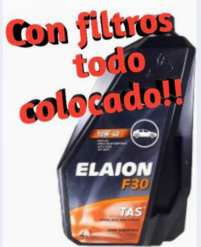 Cambio De Aceite Kangoo 1.6 16v Elaion F30+filtros Colocados