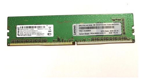 Memoria Smart 4gb Ddr4 Pc4-2666v Smu4tdc3c0k0464scg Origina