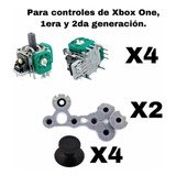 4 Joystick + 2 Gomas + 4 Tapas Compatible Con Xbox One