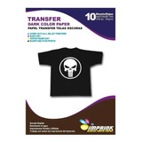 Papel Transfer Telas Oscuras A4/10 Hojas