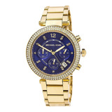 Reloj Michael Kors Mk 6262 Chapado En Oro Para Mujer