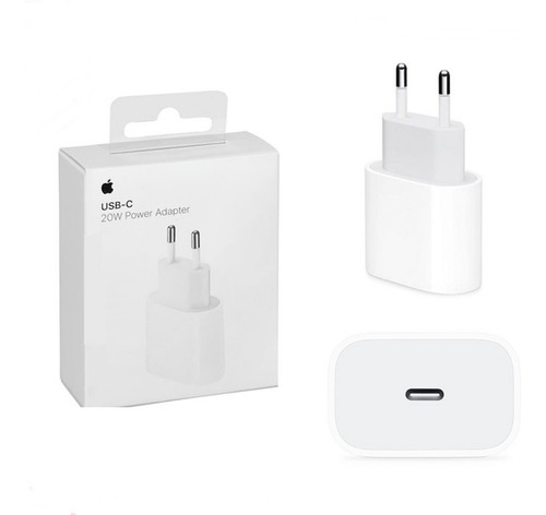 Fonte Carregador Para iPhone X  11 12 Tipo C 20w Turbo