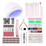 Esmalte De Uñas - 86pcs Portable Usb Electric Nail Drill Set