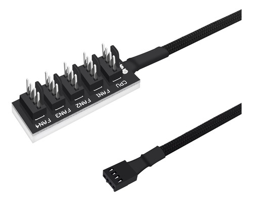 Cable Splitter Para Ventiladores De 1 A 5 Para 3 Y 4 Pin Pwm