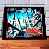 Quadro Decorativo Gamer Capa A3 Star Wars Assaut Jp Sega Cd