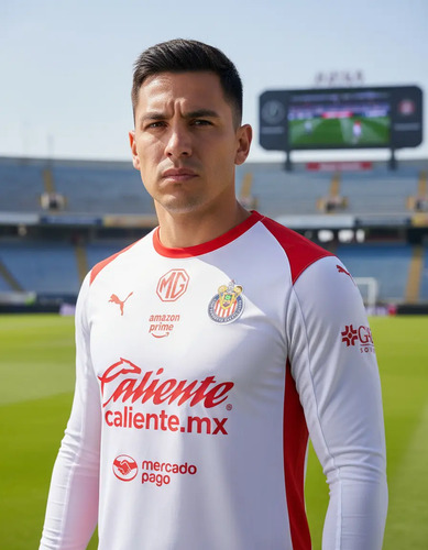 Jersey Original Puma Chivas Rayadas Portero Manga Larga 2026 | Envío gratis
