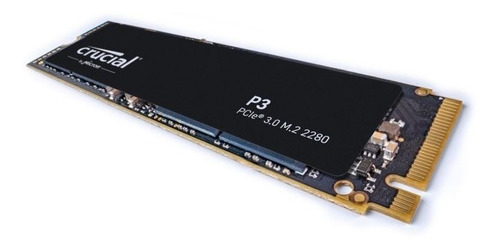 Ssd Nvme 500gb Pcie 3.0 M.2 2280 Crucial P3 3500 Mbps