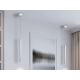 Lampara Colgante Velador Moderno 1 Luz 90cm Led Gu10 Vg