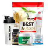 Kit Hipercalórico 3kg + Creatina + Glutamina + Bcaa + Brinde