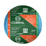 Cable Unipolar Cobrhil 1x2.5mm² Celeste X 100m En Rollo