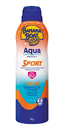 Protetor Solar Banana Boat Aqua Protect Sport Fps 62 170g