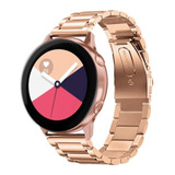 Correa De Eslabones De Lujo Para Galaxy Watch Active + Mica 