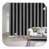 Papel Empapelar Muresco Vinilico Pared Galia Gris Negro 453