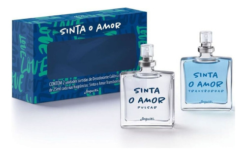 Estojo Sinta O Amor Masculino 2 X 25 Ml - Jequiti