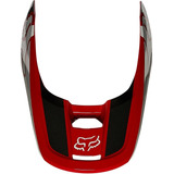 Fox Racing V1 - Visera Para Casco Para Hombre, Color Rojo