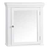 Elegant Home Fashions Rio De Pared Para Baño, Color Blanco