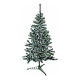 Arvore De Natal Pinheiro Verde Altura 1,20m Com 144 Galhos Cor Nevada