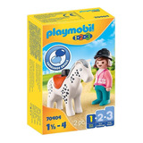Playmobil 123 70404 Jinete Con Caballo