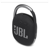 Bocina Jbl Clip 4 Portátil Con Bluetooth Waterproof Color Negro
