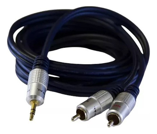 Cable Mini Plug Stereo A 2 Rca. 1.5mts Ofc. Puresonic. 
