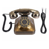 Teléfono Antiguo, Teléfono Fijo Vintage De Bronce, Te...