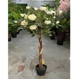 Roseira Artificial Planta Para Decoração Arvore Com 1.20m