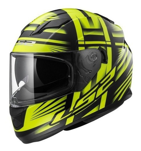 Casco Ls2 320 Bang Hi Vis Amarillo Xl - Bondio