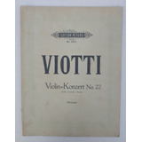 Partitura Viotti, Violín=konzert No.22, Hermann 