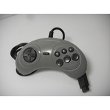 Controle Mega Drive 6 Botões Joystick Tectoy Original Cinza