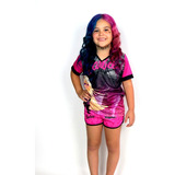 Conjunto Infantil Feminino De Quebrada Favela Vários Modelos