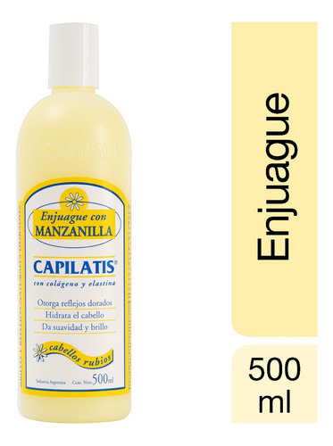 Capilatis Enjuague Con Manzanilla X 500ml - Cabellos Rubios