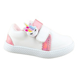 Tenis Bebé Arco Ortopédico Niña Unicornio Ligeros 381075-br