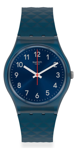 Reloj Swatch Bluenel De Silicona Azul Gn271 Ss