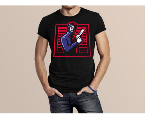 Playera John Wick Iii Caricatura