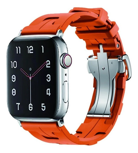 Correa De Goma Suave Original Para Apple Watch Pulsera Con