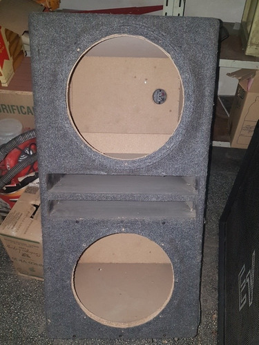 Caja Alfombrada De Audio O Guitarra   2x12   Buen Estado 