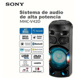 Minicomponente Sony Mhc-v42d Bluetooth, Nfc Dvd Unica Unidad