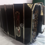 Bandoneon Doble Aa, Negro Liso. Año 1957. Excelente Estado