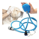 Guante De Baño Para Perro Con Manguera Ducha Limpieza T3206