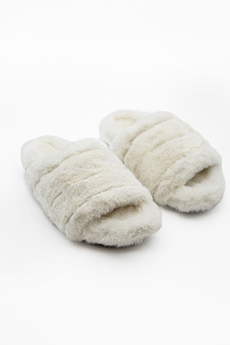 Pantuflas Peluche Mujer Saxs Cozy Open 