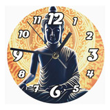 Reloj De Madera Brillante Diseño Buda B15