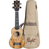 Ukelele Soprano Acustico Fresno, Flight Dus410 Qa/qa Color Amarillo