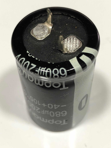 1un Capacitor 680uf 200v 105o 25x41mm Topmay 111897